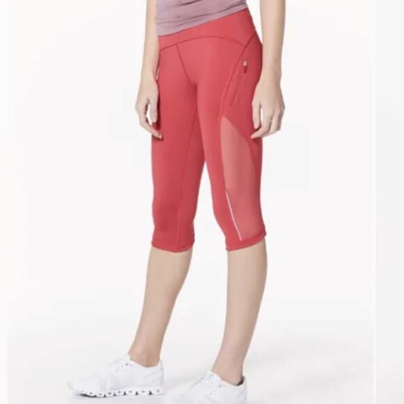 Lululemon Sun Runner Crop Leggings Size 2 - Picture 2 of 8